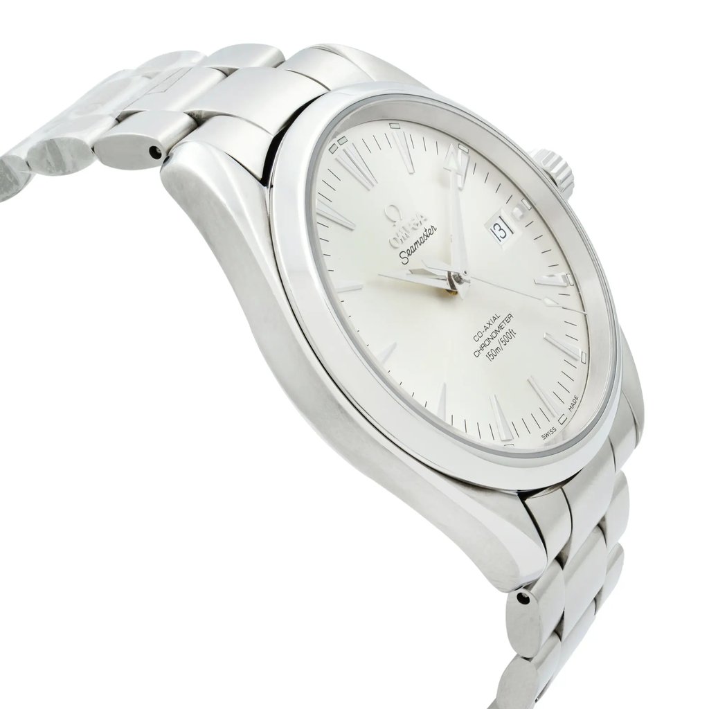 View Of Opposite Crown Facing Side Of OMEGA 2503.30.00 Stainless Steel Watch Pre Owned Condition