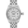 Up Close Front Facing Picture Of Rolex 179174 Stainless Steel Watch Pre Owned Condition