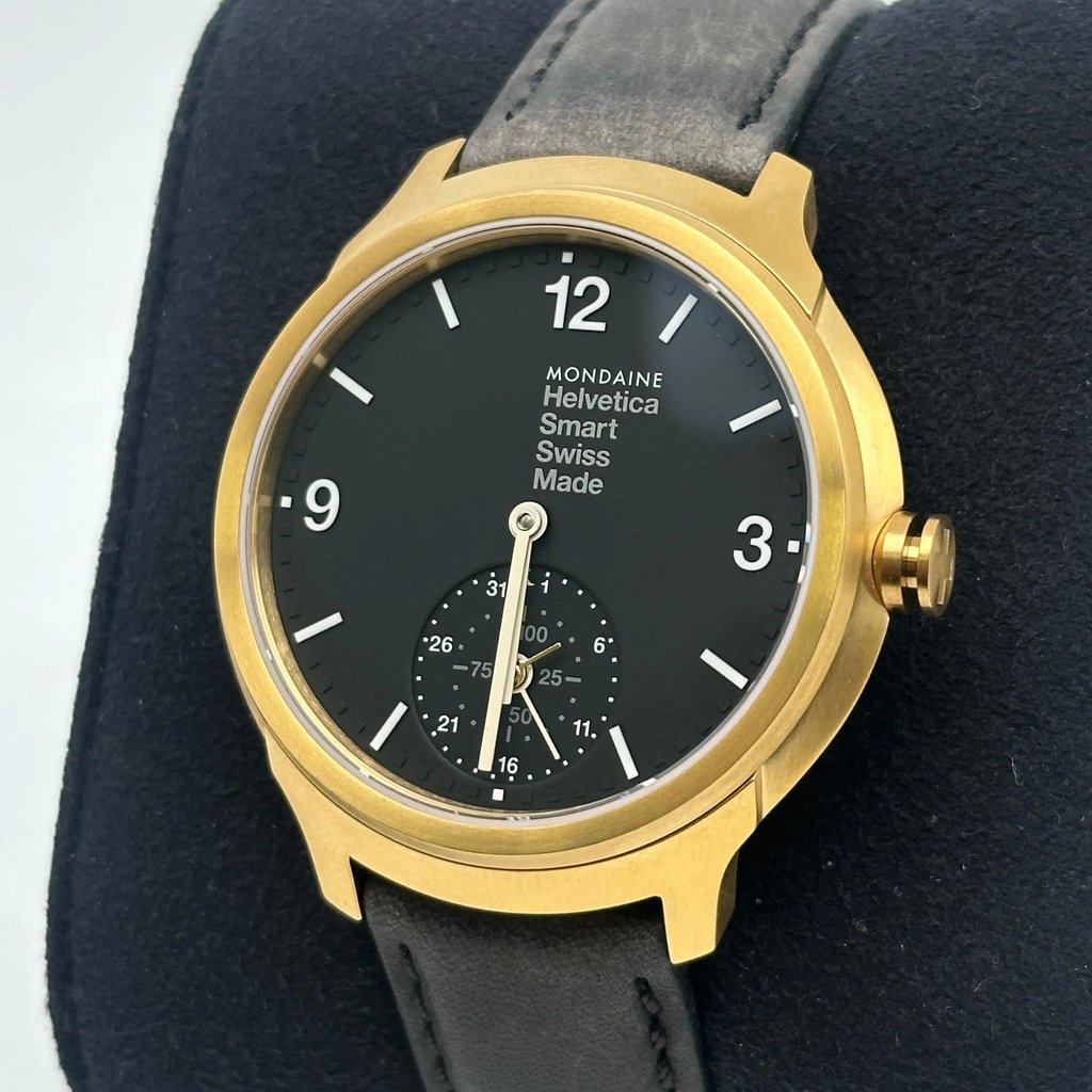 2nd image of Mondaine Mondaine Helvetica No1 Light  Wristwatch, NewWithDefects condition