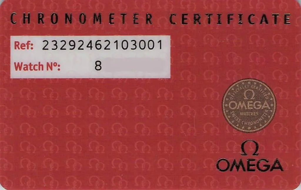 7th image of OMEGA 232.92.46.21.03.001 Wristwatch, DisplayModel condition