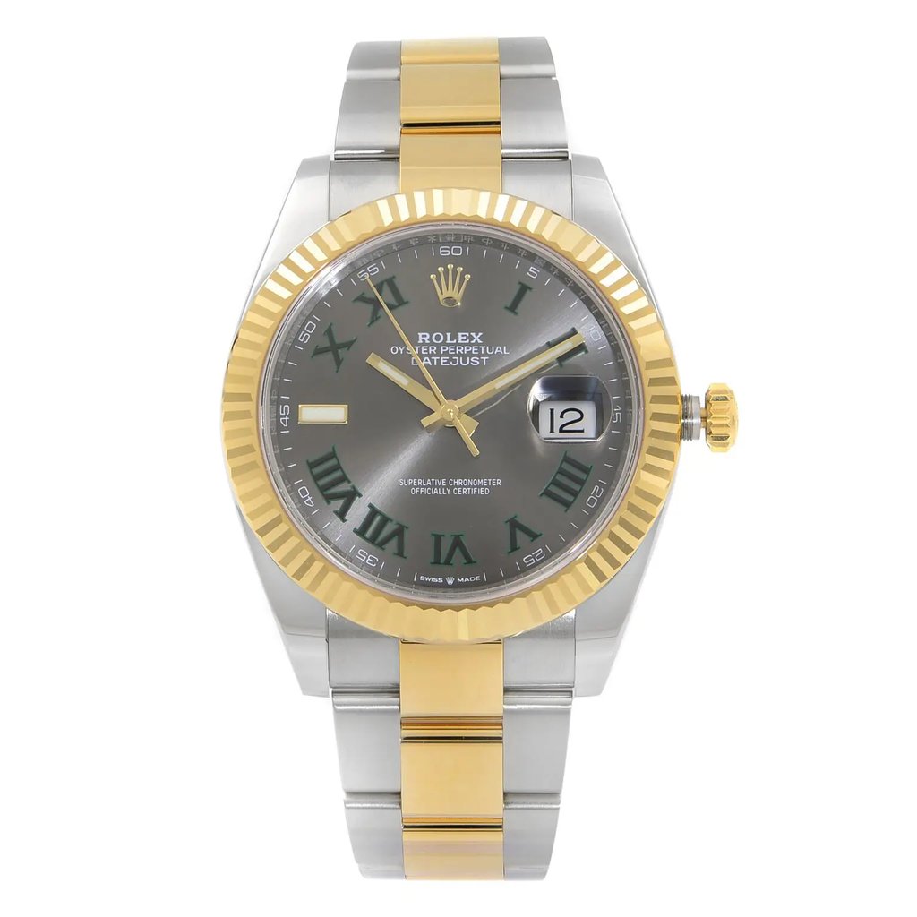 Front Full View Of Rolex 126333 Stainless Steel Watch Unworn Condition Excellent