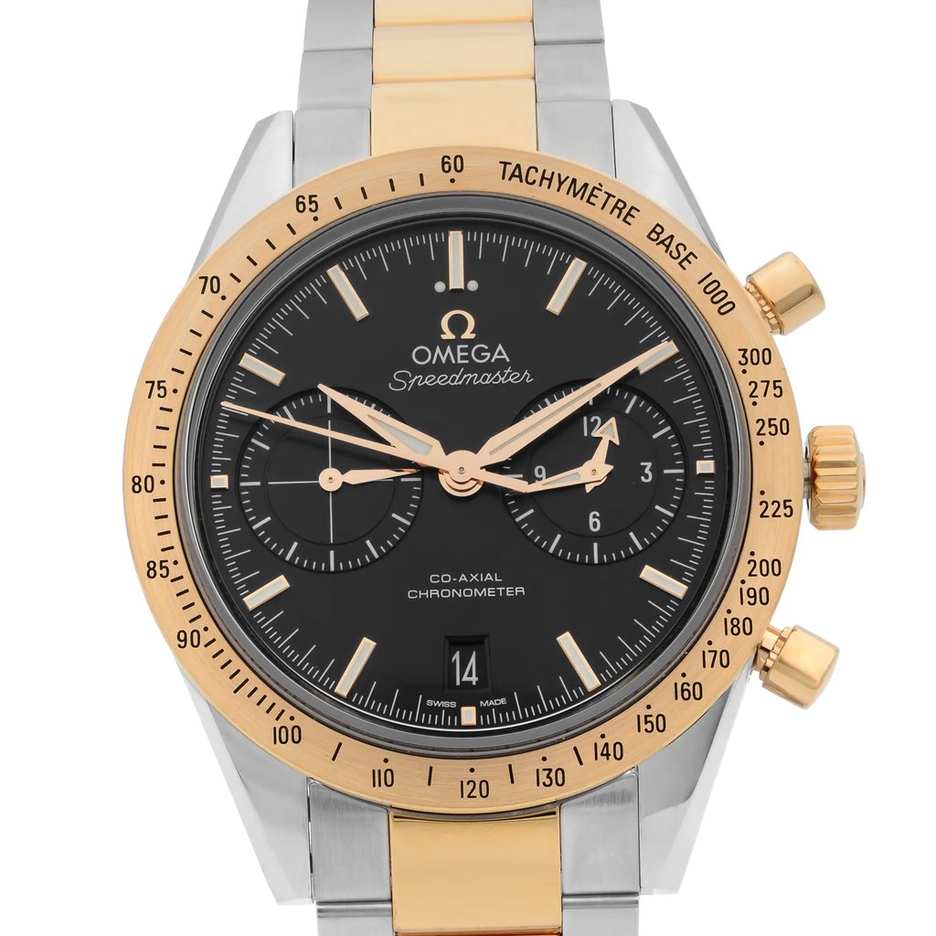 Close Up Front View Of Omega Speedmaster 331.20.42.51.01.002