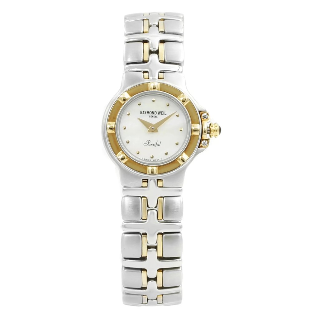 Front Full View Of RAYMOND WEIL 9690/1 Stainless Steel Watch Pre Owned Condition {Product Condition}
