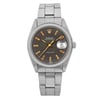 Front Full View Of Rolex 6694 Stainless Steel Watch Pre Owned Condition Good