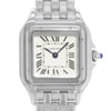Up Close Front Facing Picture Of Cartier WSPN0006 Stainless Steel Watch Unworn Condition