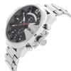 View Of Crown Facing Side Of Diesel DZ4308 Stainless Steel Watch Display Model Condition