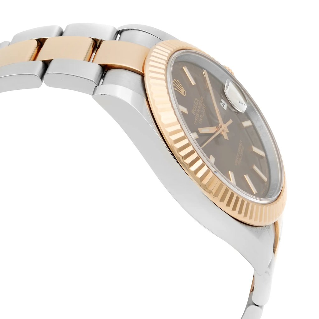 View Of Opposite Crown Facing Side Of Rolex 126331CHSO Stainless Steel Watch Pre Owned Condition