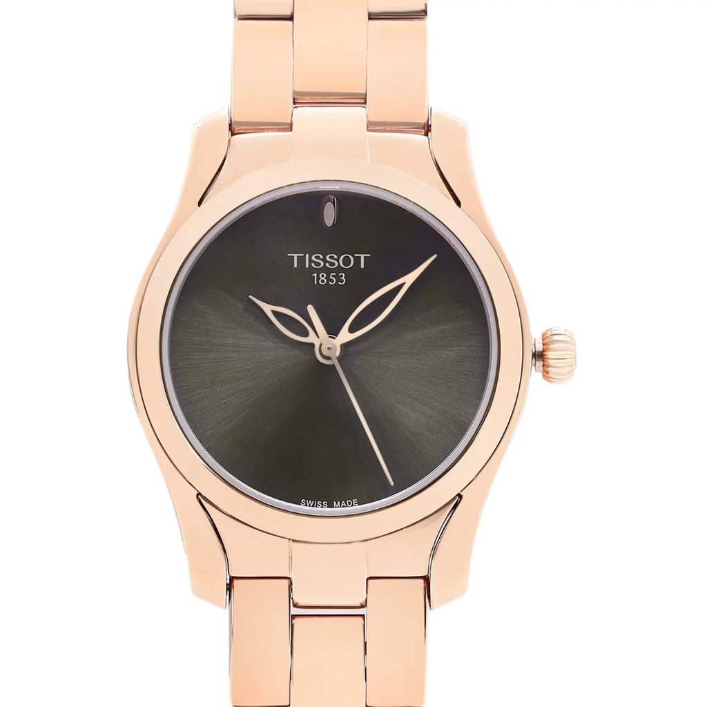 Up Close Front Facing Picture Of Tissot T112.210.33.061.00 Stainless Steel Watch New With Defects Condition