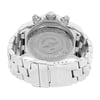 Back View Of {Caseback} Back Case And Closed Stainless Steel Band Of Breitling A1337011/C757-135A Watch Pre Owned Condition