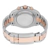 Back View Of Solid Back Case And Closed Stainless Steel,Rose Gold Band Of Rolex 116681 Watch Pre Owned Condition