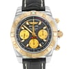 Up Close Front Facing Picture Of Breitling CB014012/BA53-729P Stainless Steel Watch Display Model Condition