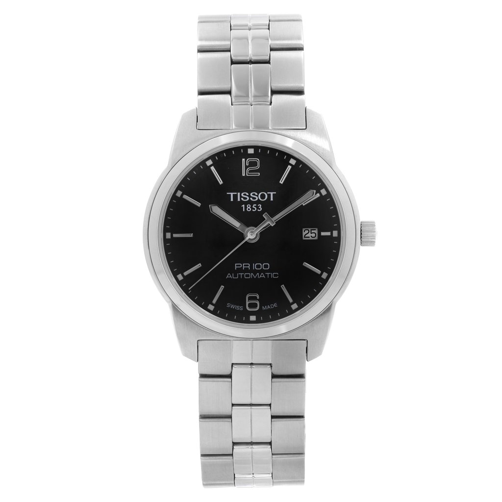 Front Full View Of Tissot T049.407.11.057.00 Stainless Steel Watch Display Model Condition {Product Condition}