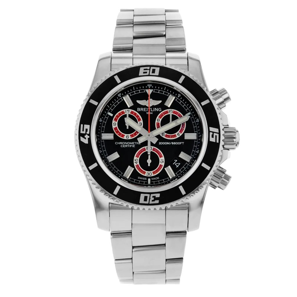 Front Full View Of Breitling A73310A8/BB72-160A Stainless Steel Watch Display Model Condition {Product Condition}