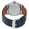 Back View Of Solid Back Case And Closed Leather Band Of Rolex 1601 Watch Pre Owned Condition