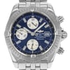 Up Close Front Facing Picture Of Breitling A1335611/B719-SS Stainless Steel Watch Pre Owned Condition