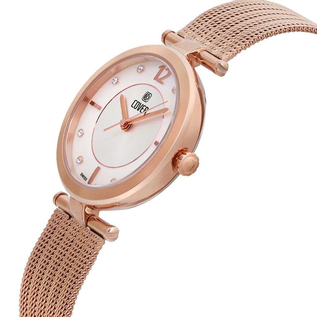 View Of Crown Facing Side Of COVER CO193.05 Stainless Steel Watch New With Defects Condition