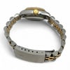 Back View Of Solid Back Case And Closed Stainless Steel,Yellow Gold Band Of Rolex 69173 Watch Pre Owned Condition