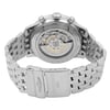 Back View Of Exhibition Back Case And Closed Stainless Steel Band Of Breitling AB012721/CA05-453A Watch Pre Owned Condition