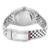 Back View Of {Caseback} Back Case And Closed Stainless Steel Band Of Rolex M126300-0014 Watch Pre Owned Condition