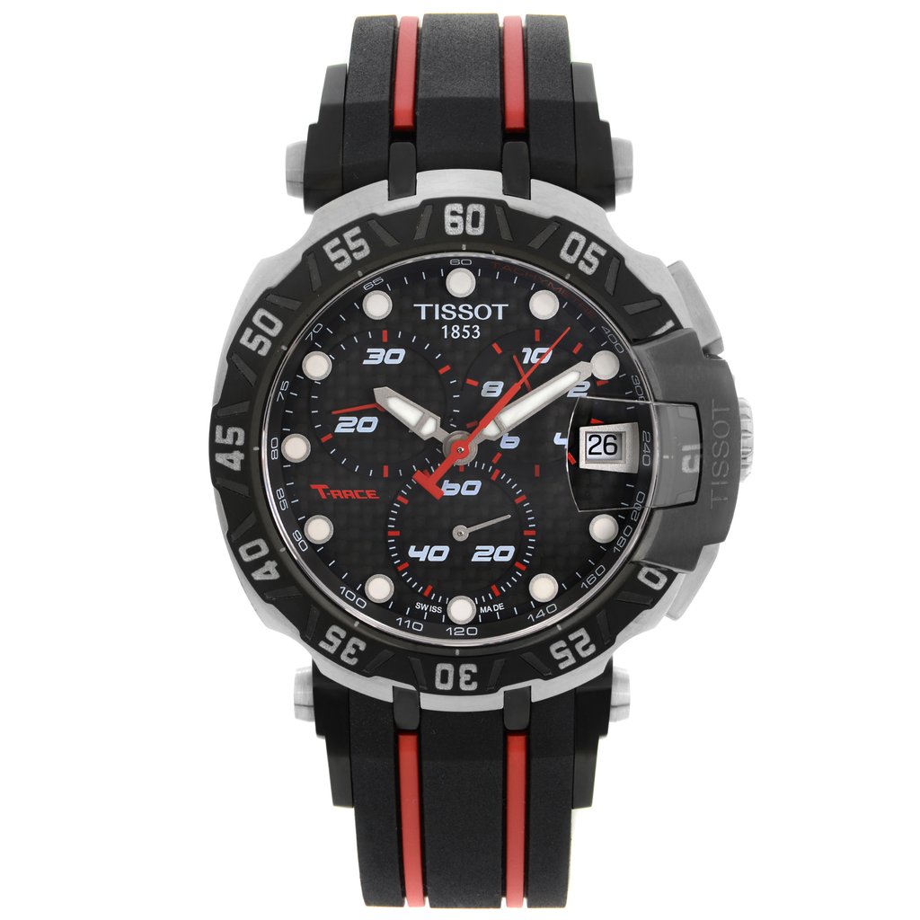 Front Full View Of Tissot T092.417.27.201.00 Stainless Steel Watch New With Defects Condition {Product Condition}