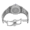 An image of a pre-owned Audemars Piguet women's wristwatch, showcasing the back view from a close perspective. The watch is positioned with its clasp open, revealing the engraved "Lady Royal Oak" on the case back. The angle highlights the stainless steel bracelet and the detailing of the links and clasp mechanism. The watch is centrally positioned in the frame.