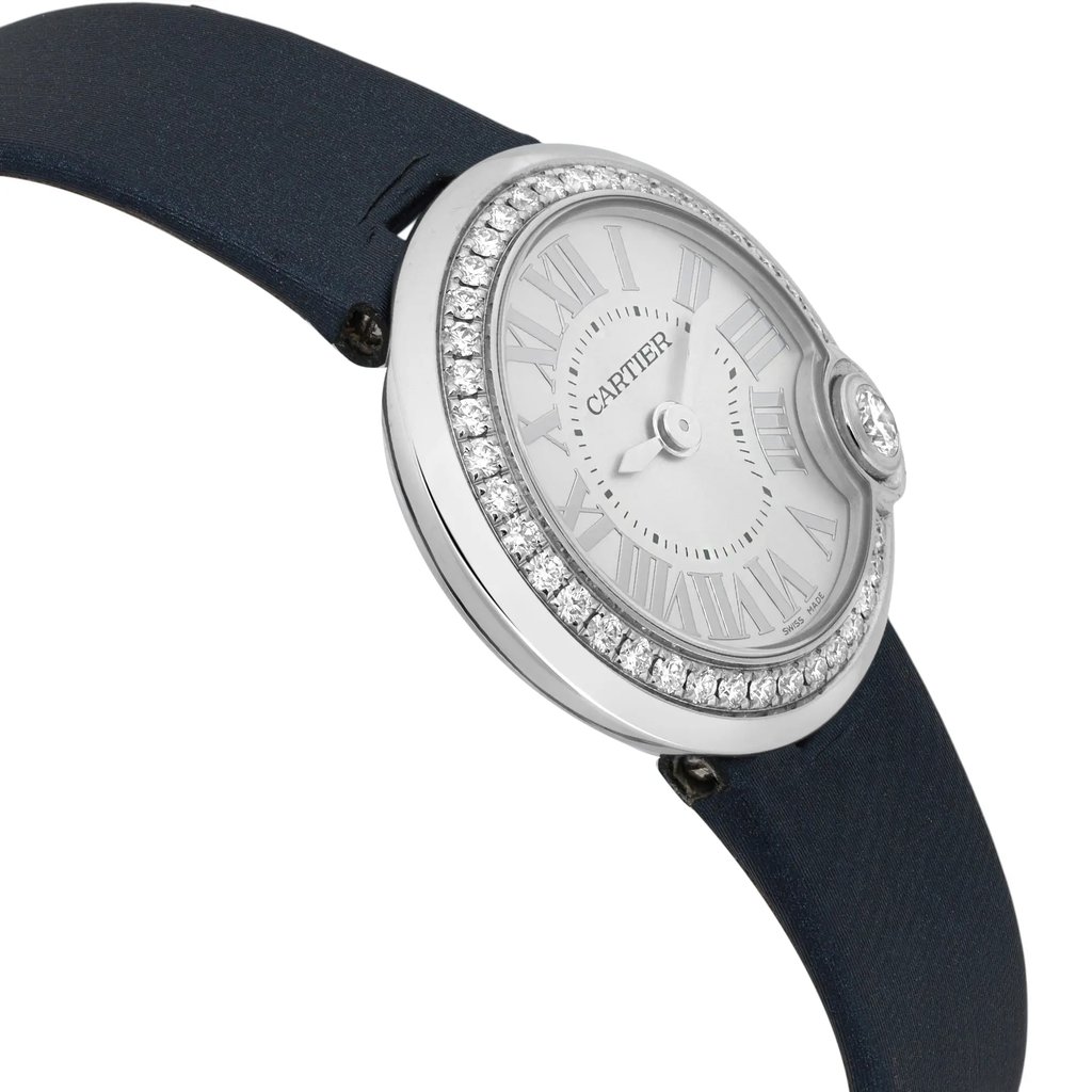 View Of Opposite Crown Facing Side Of Cartier W4BL0002 Stainless Steel Watch Pre Owned Condition
