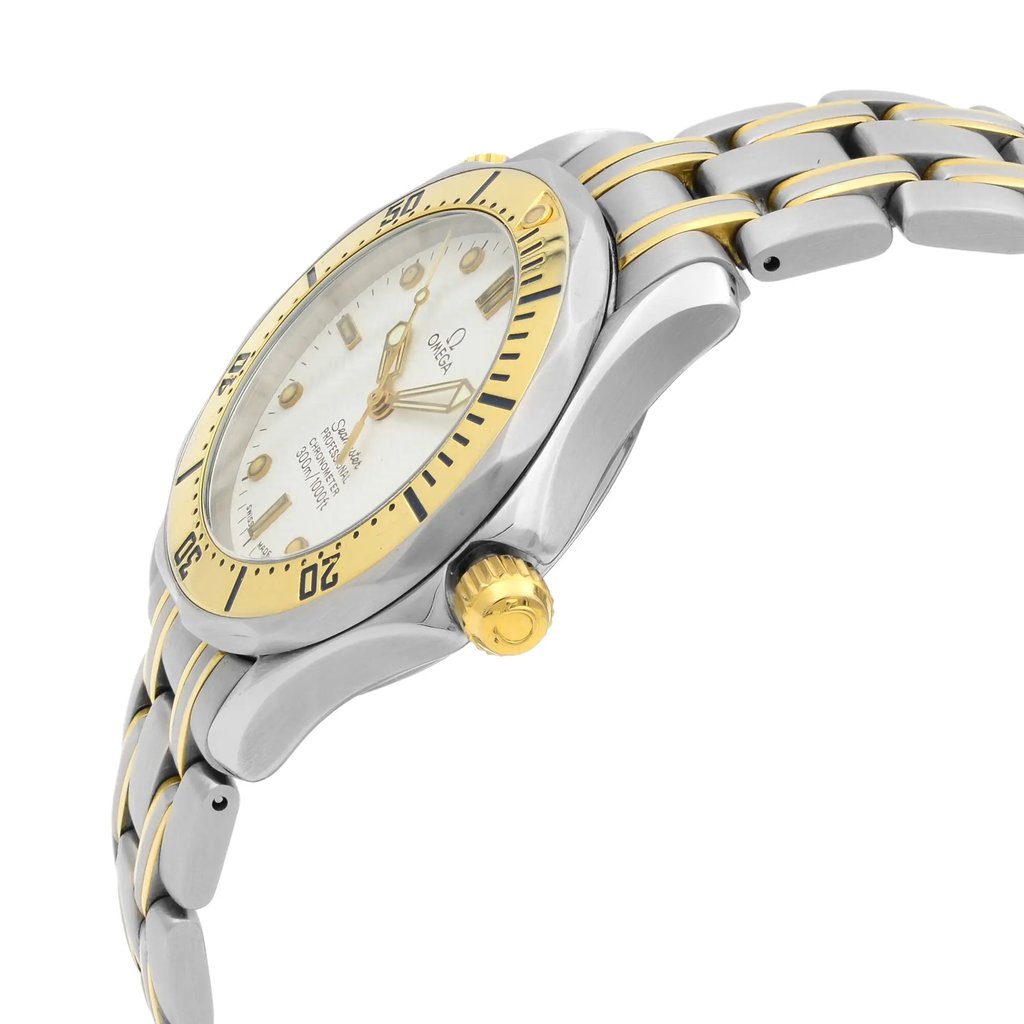 View Of Crown Facing Side Of OMEGA 236.22.000 Stainless Steel Watch Pre Owned Condition