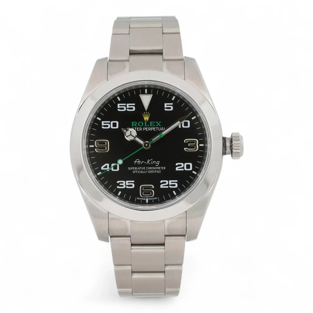 Front Full View Of Rolex 116900 Stainless Steel Watch Pre Owned Condition Good