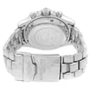 Back View Of {Caseback} Back Case And Closed Stainless Steel Band Of Breitling A13035.1 Watch Pre Owned Condition