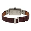 Back View Of Screwback Back Case And Closed Leather Band Of Jaeger-LeCoultre 460.8.08 Watch Pre Owned Condition