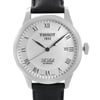 Up Close Front Facing Picture Of Tissot T41.1.423.33 Stainless Steel Watch Pre Owned Condition