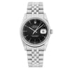 Front Full View Of Rolex 16234 Stainless Steel Watch Pre Owned Condition Good