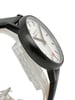 An image of a Wristwatch by Mondaine. This New With Defects item is designed for Men, featuring a Classic,Dress/Formal style. It has a Quartz movement and an Analog display with a White dial color. The indices include 12-Hour Dial,Non-Numeric Hour Marks,Stick Indexes. The band is made of Leather and the case is made of Stainless Steel. The watch has a Round shape with a case size of 40 mm and a case thickness of 10 mm.