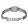 Back View Of Screwback Back Case And Open White Gold Band Of Rado R91168718 Watch Unworn Condition