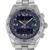 Up Close Front Facing Picture Of Breitling A68362 Stainless Steel Watch Pre Owned Condition