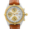 Up Close Front Facing Picture Of Breitling B13050.1 Stainless Steel Watch Pre Owned Condition