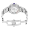 Back View Of {Caseback} Back Case And Open Stainless Steel Band Of Cartier W6920025 Watch Unworn Condition