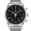 Up Close Front Facing Picture Of Breitling AB045112/BC67-154A Stainless Steel Watch Pre Owned Condition