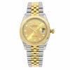 Front Full View Of Rolex 126233CDJ Stainless Steel Watch Display Model Condition {Product Condition}