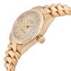 View Of Crown Facing Side Of Rolex 68278G Yellow Gold Watch Pre Owned Condition