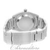 Back View Of {Caseback} Back Case And Closed Stainless Steel Band Of Rolex 114234 Watch Pre Owned Condition