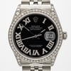 Up Close Front Facing Picture Of Rolex 16014 Stainless Steel Watch Pre Owned Condition