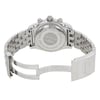 Back View Of {Caseback} Back Case And Open Stainless Steel Band Of Breitling AB011012/B967-375A Watch Display Model Condition