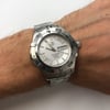 Front Full View Of TAG Heuer WAF2011.BA0818 Stainless Steel Watch Pre Owned Condition {Product Condition}