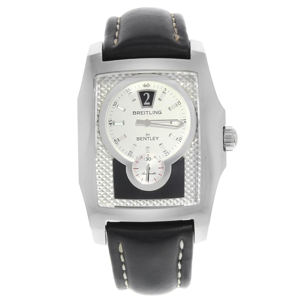 Front Full View Of Breitling A2836212/B844-760P Stainless Steel Watch Pre Owned Condition {Product Condition}