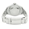 Back View Of Solid Back Case And Closed Stainless Steel Band Of Rolex 116622 Watch Pre Owned Condition