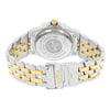 Back View Of {Caseback} Back Case And Closed Stainless and Solid Gold Band Of Breitling B71340 Watch Pre Owned Condition