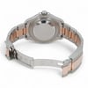 Back View Of Solid Back Case And Open Stainless Steel,Rose Gold Band Of Rolex 268621 Watch Pre Owned Condition