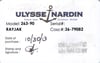 7th image of Ulysse Nardin 263-90-3/92 Wristwatch, DisplayModel condition