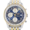 Up Close Front Facing Picture Of Breitling D13322 Stainless Steel Watch Pre Owned Condition